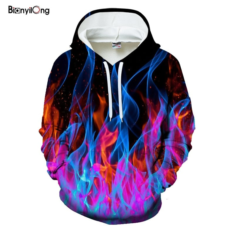 Flames Hoodie  3D