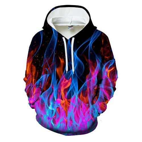 Flames Hoodie  3D