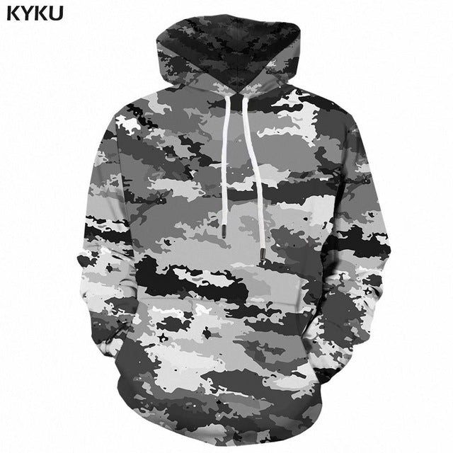 Camouflage Hoodie 3D