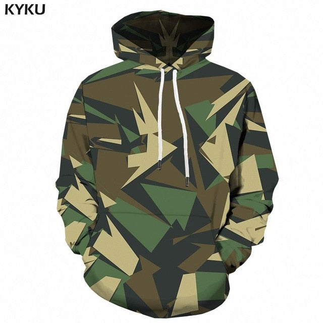 Camouflage Hoodie 3D