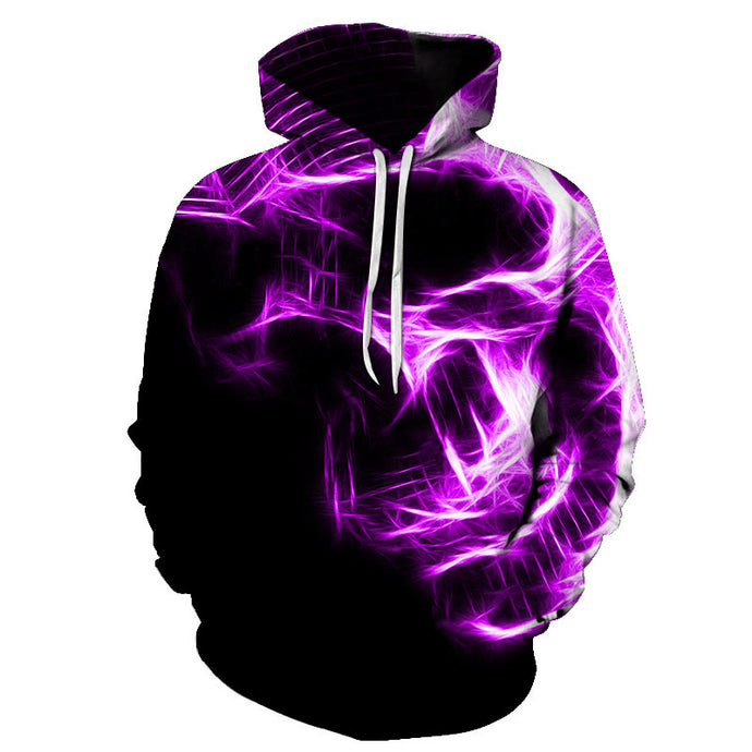 Purple Flame Hoodie