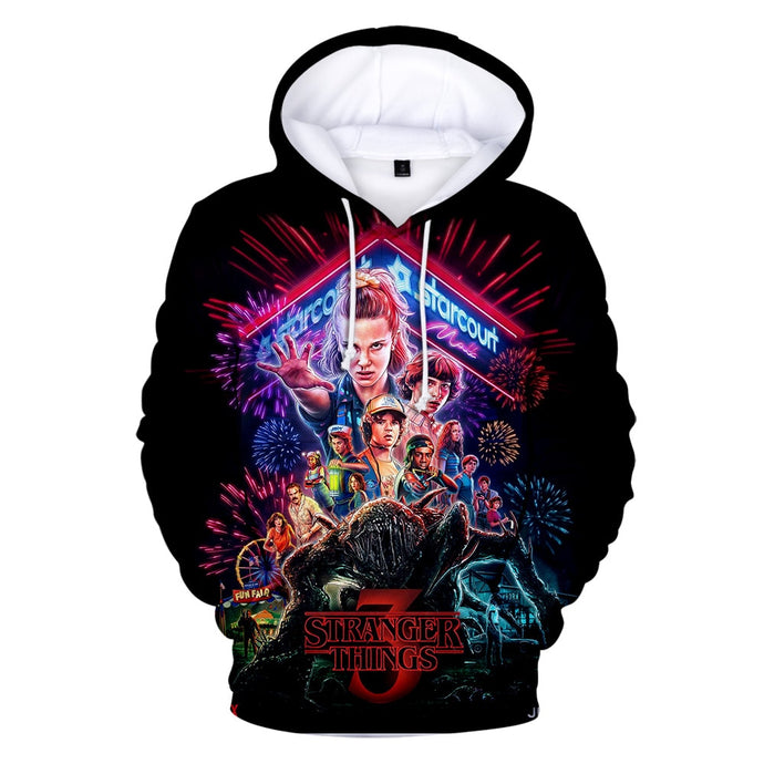 3D Stranger Things Hoodie